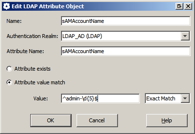 LDAP Attribute Object