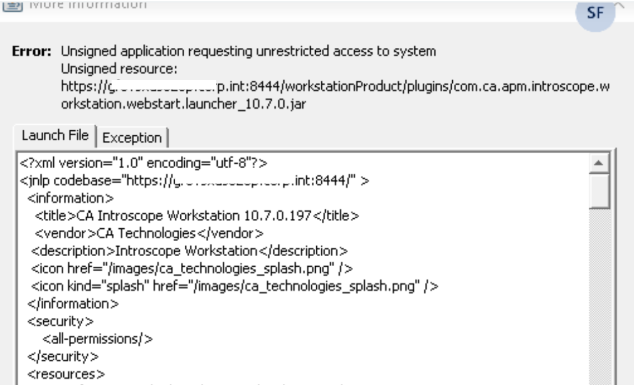 Error Unsigned Application Requesting Unrestricted Access To System