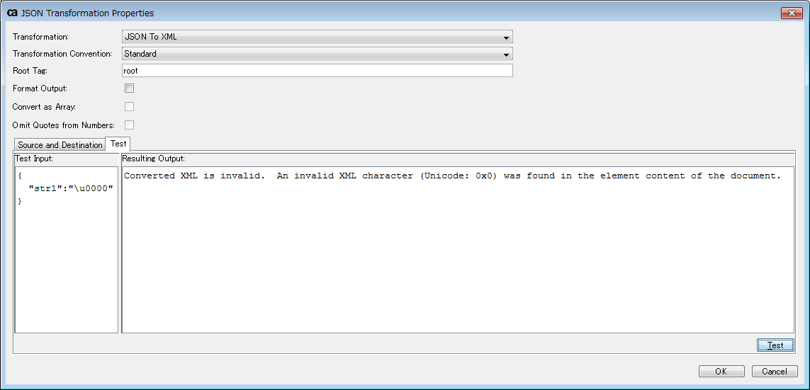 Testing JSON To XML Conversion