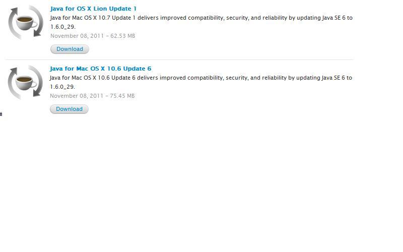 Download Java 1.6 For Mac Os X10.7