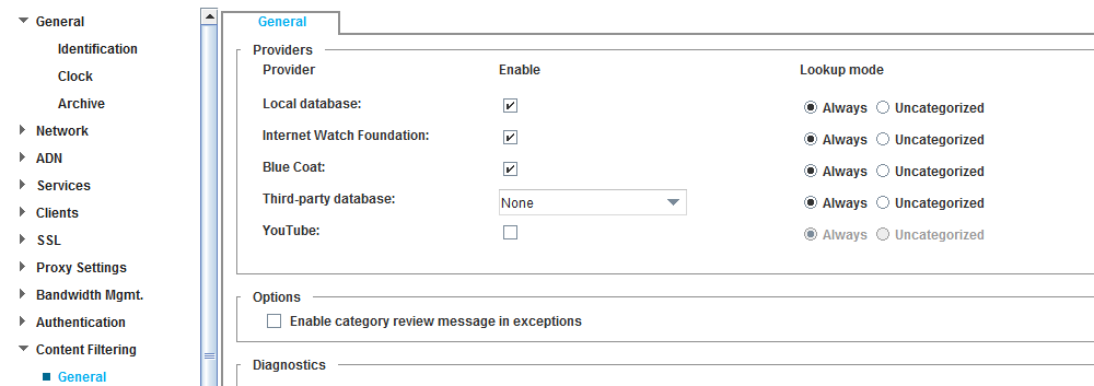 BCWF recommended settings