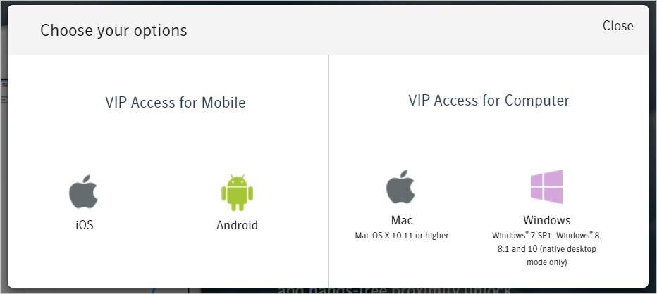 Download The Latest Version Of Vip Access For Mobile Or Desktop