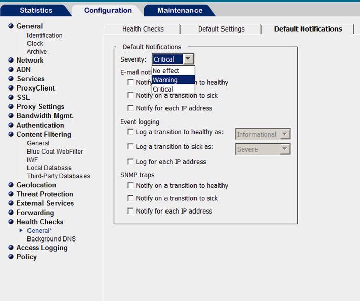 Getting Health Check Critical Error Instead Of Warning