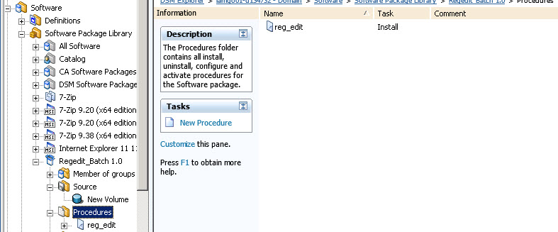 6 Drag And Drop The Batch File From The Source Section To The Procedures Section